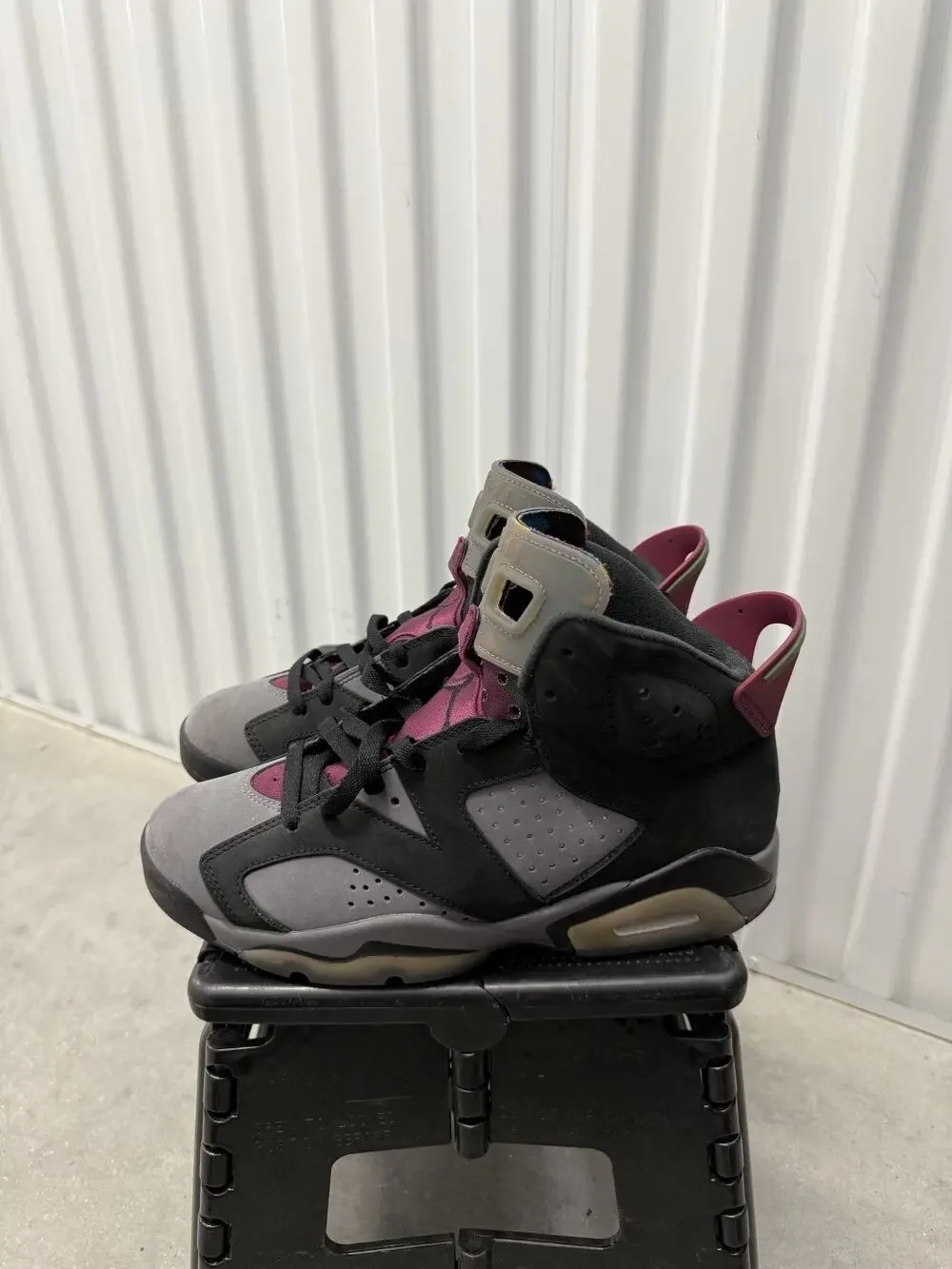 Nike Air Jordan 6 Bordeaux Black Light Size 7.5 Men's - CT8529-063